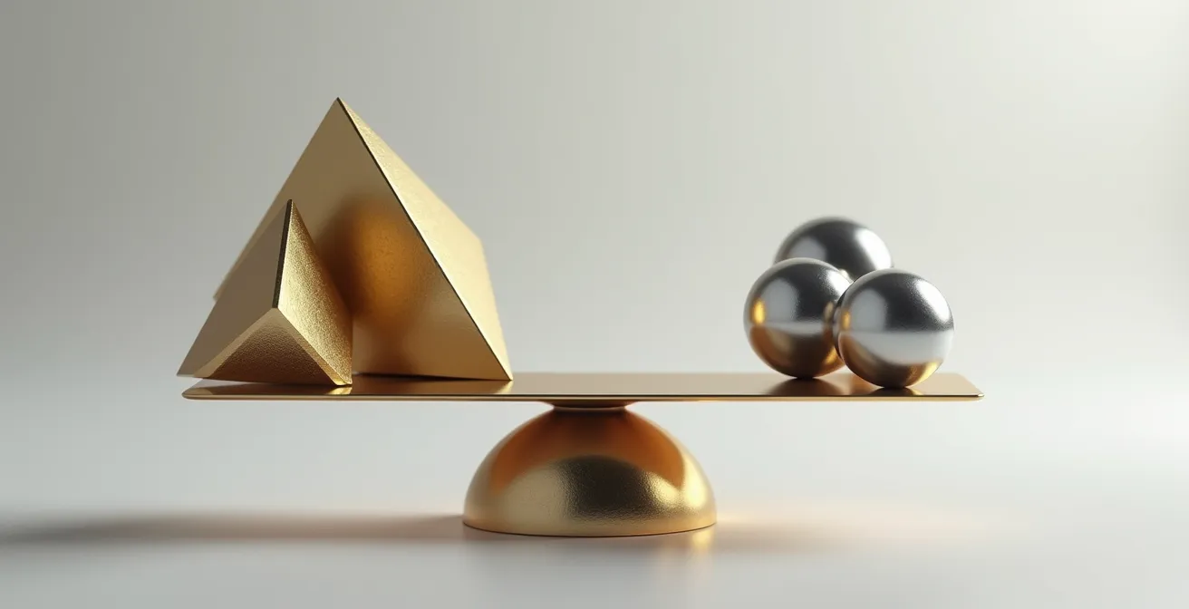 Visualisation abstraite des économies réalisées en appart-hôtel